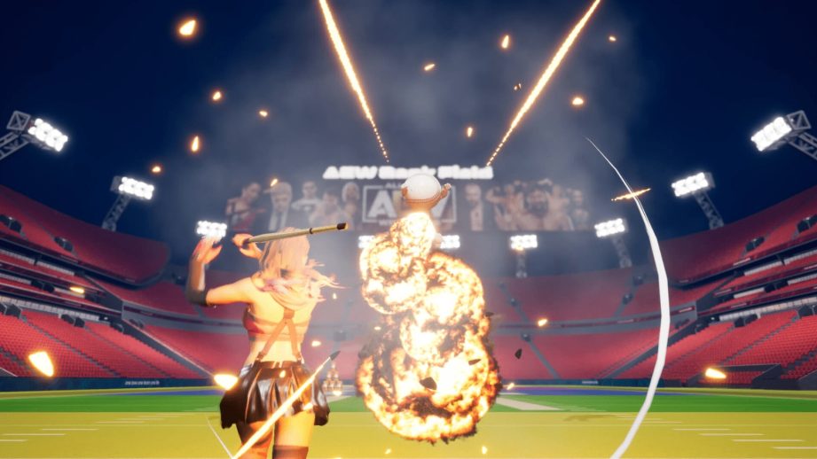 AEW Fight Forever baseball mini-game