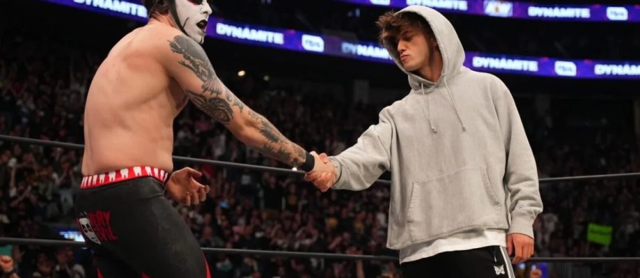 AEW Hookhausen handshake