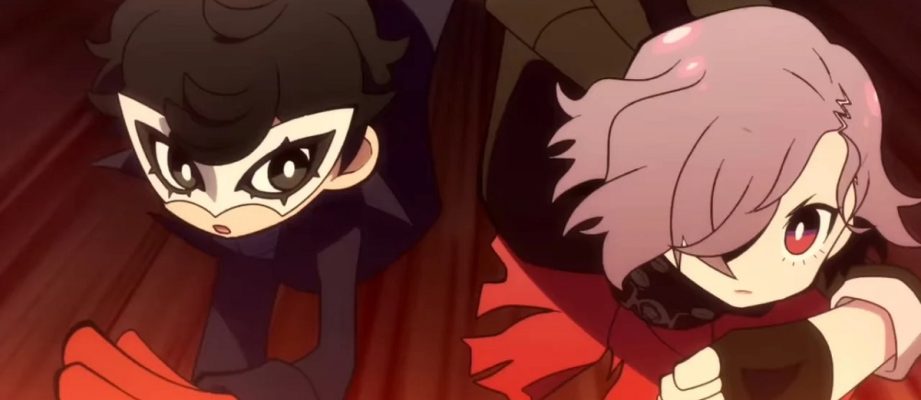 Joker and Erina running in Persona 5 Tactica