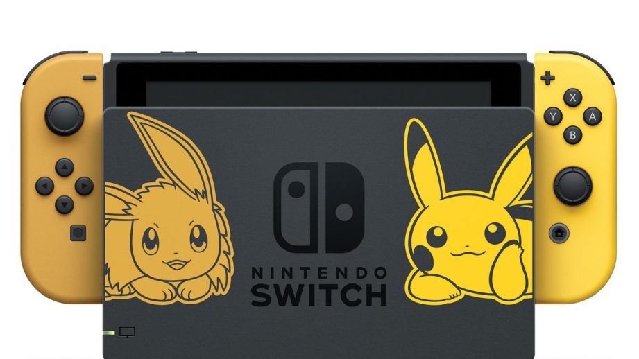 Nintendo Switch Eevee Pikachu model