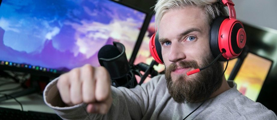 Pewdiepie offering a fistbump