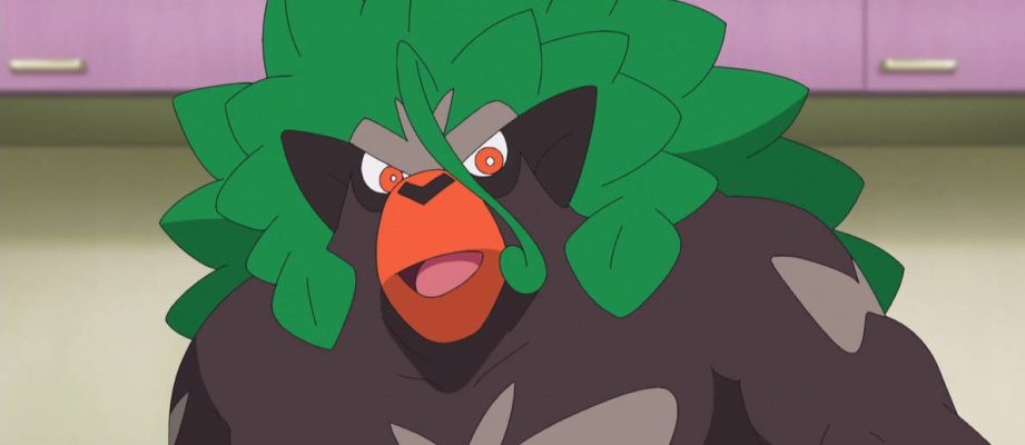 Rillaboom in the Pokemon Journeys anime