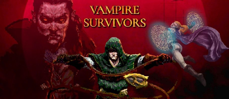 Vampire Survivors title screen