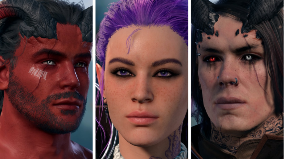 baldur's gate 3 character faces