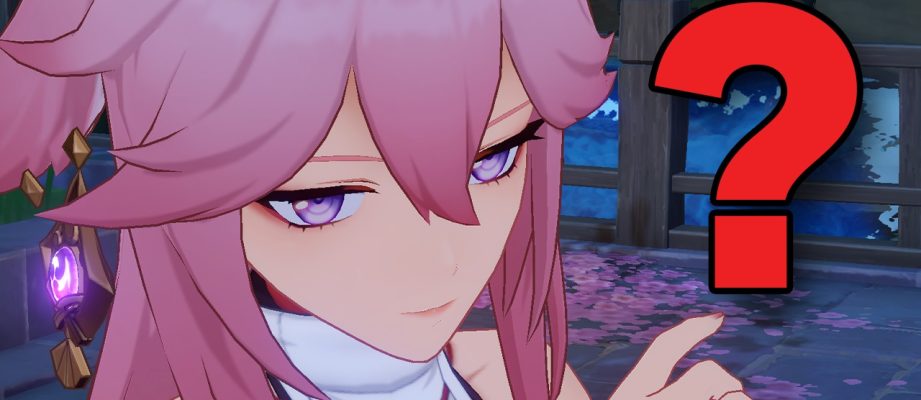 genshin impact yae miko question mark