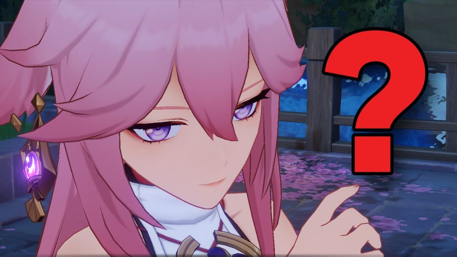 genshin impact yae miko question mark