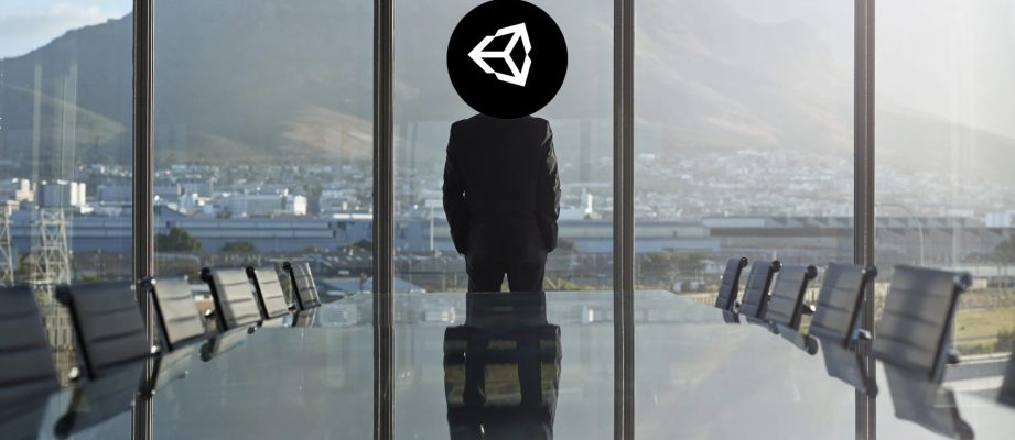 unity executive in empty room