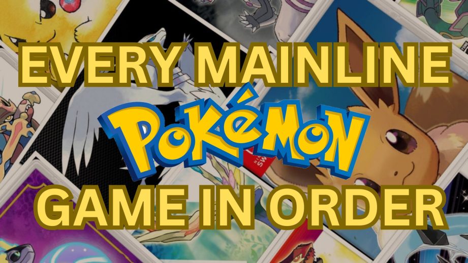 mainline pokemon game order