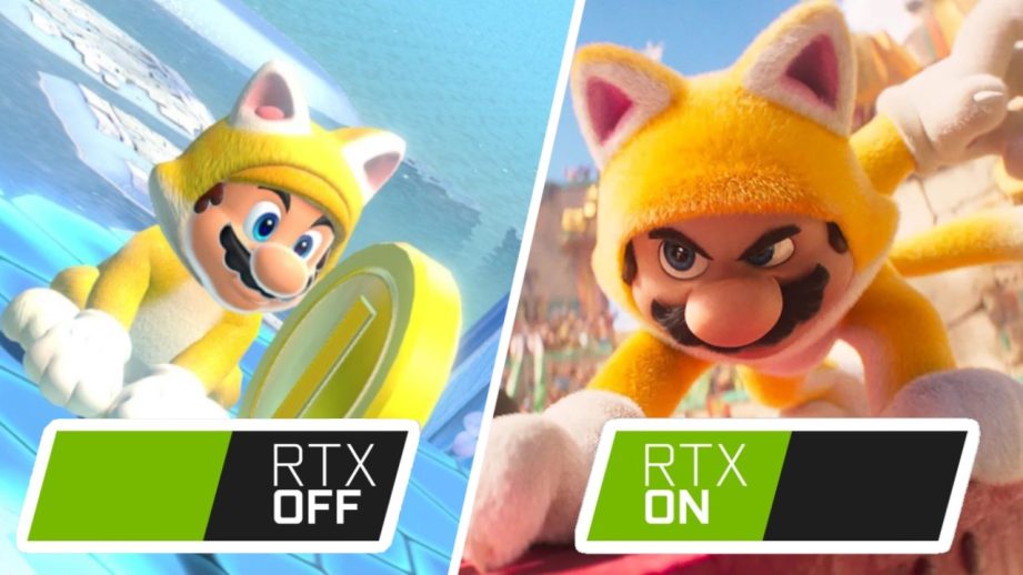 mario rtx on vs off