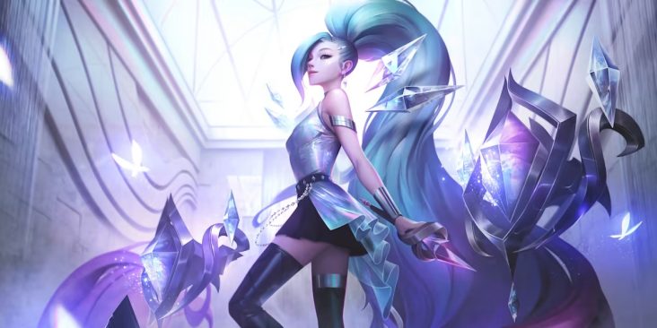 seraphine k//da skin league of legends