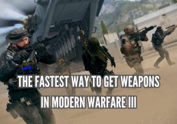 fastest way to get weapons mw3