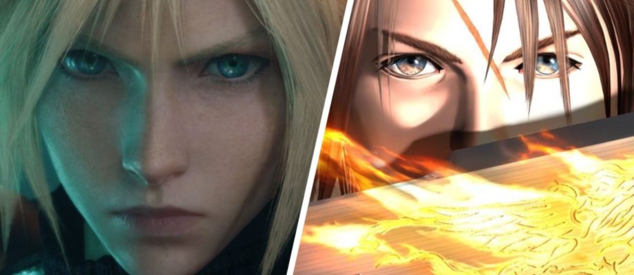cloud and squall from final fantasy