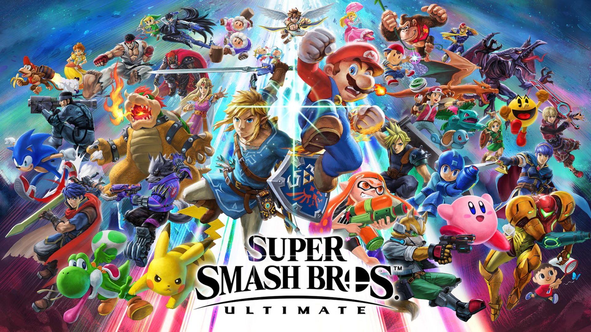 smash bros ultimate key art