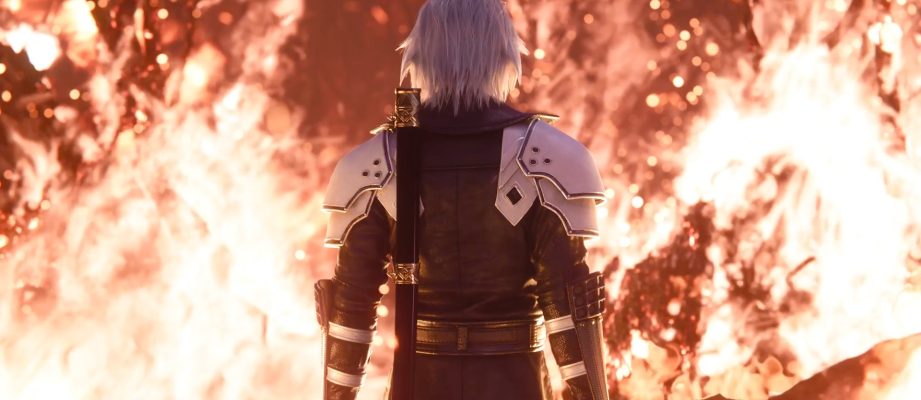 young sephiroth in final fantasy 7 ever crisis