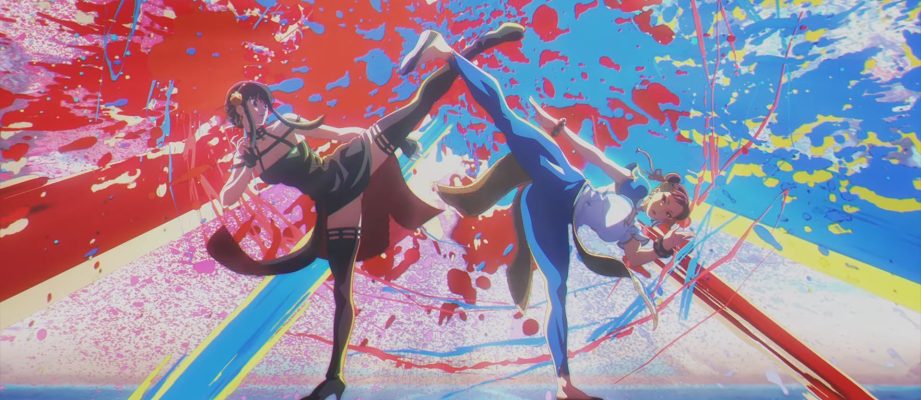 sf6 and spy x family collab yor forger and chun li