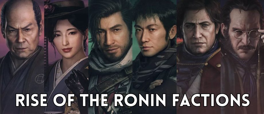 rise of the ronin factions
