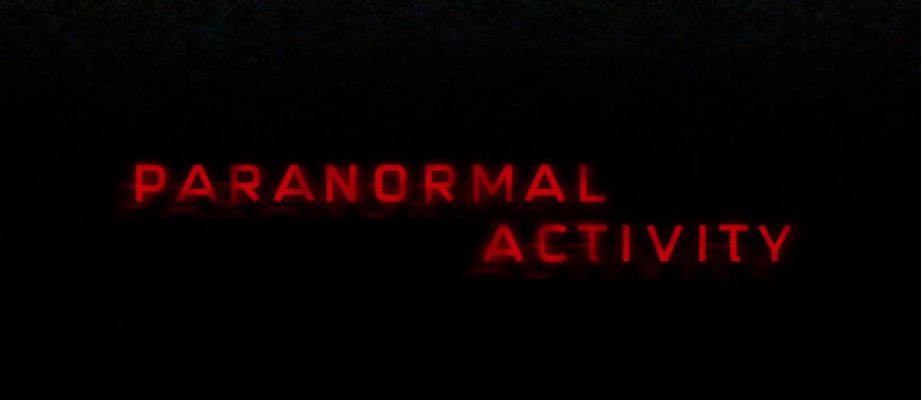 paranormal activity title art