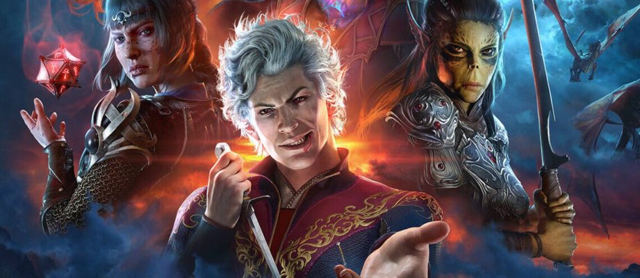 baldurs gate 3 header featuring shadowheart laezel and astarion