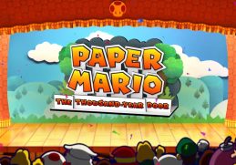 paper mario the thousand year door title art