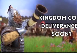 Knight blowing horn in Kingdom Come Deliverance