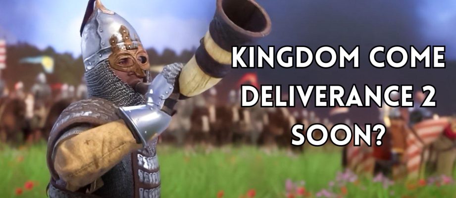 Knight blowing horn in Kingdom Come Deliverance