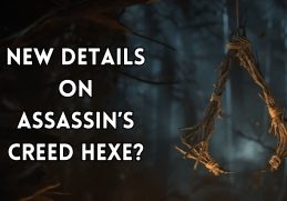 Assassin's Creed Hexe teaser image with text stating "New Details on Assassin's Creed Hexe?"