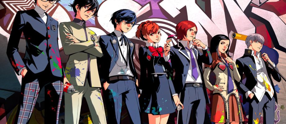 Every playable persona protagonist in promotional art for 25th anniversary