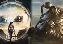 Fallout 76 and Amazon Prime Fallout series split image