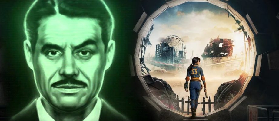 Mr. House and Lucy from the Fallout TV series