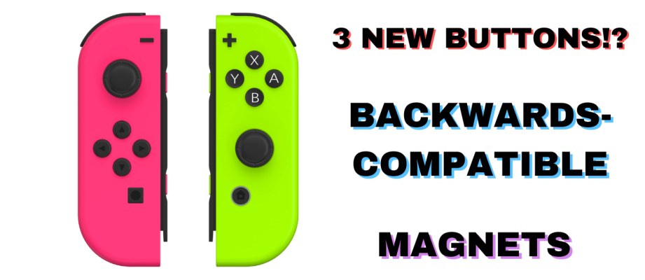 switch 2 joycons new buttons magnets backwards compatible