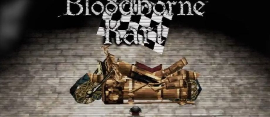bloodborne kart title screen