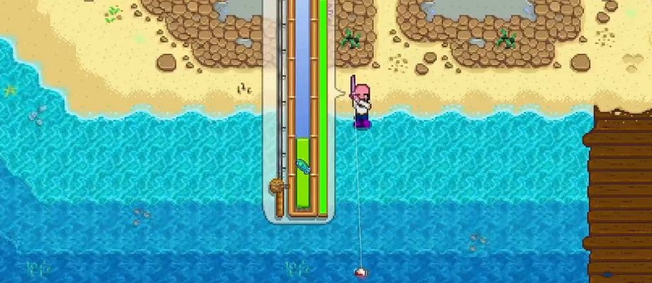 stardew valley beach fishing