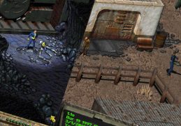 Image shows classic fallout screenshots