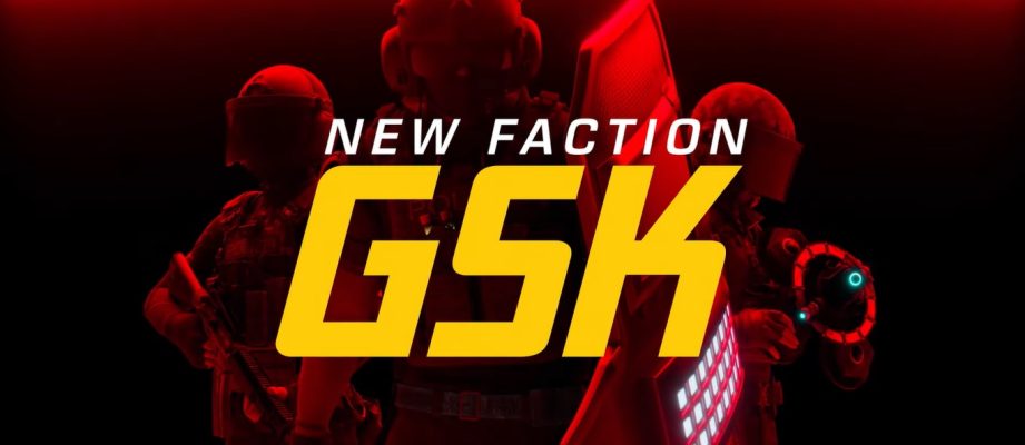 Image shows the members of the new faction GSK in Xdefiant