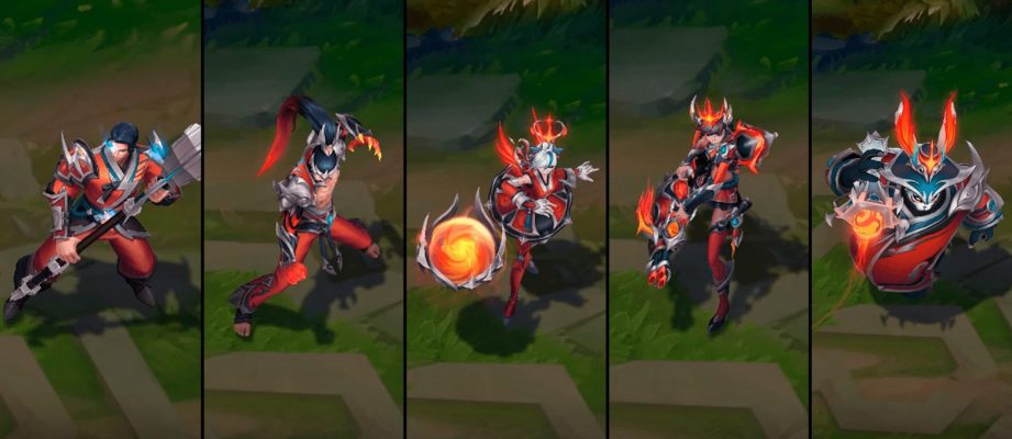 League T1 Worlds Winner skins