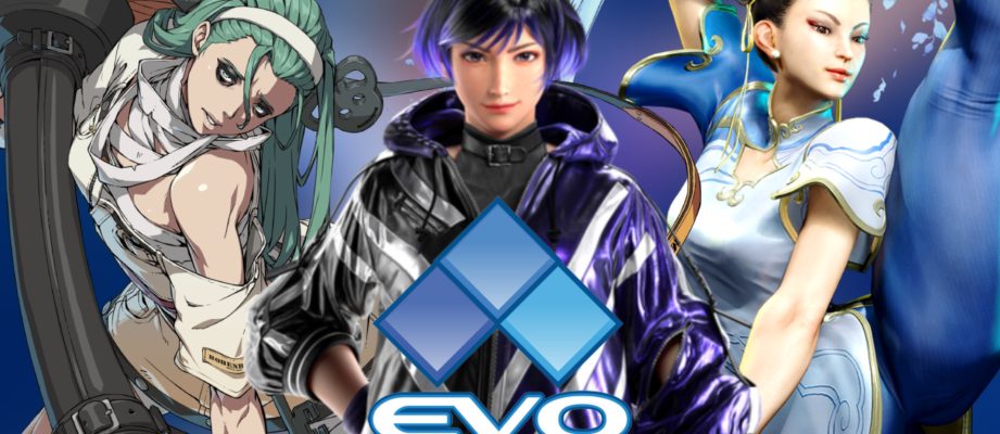 ABA from Guilty Gear Strive, Reina from Tekken 8 and Chun Li from Street Fighter 6 at EVO 2024