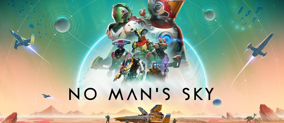 no man's sky worlds update title art