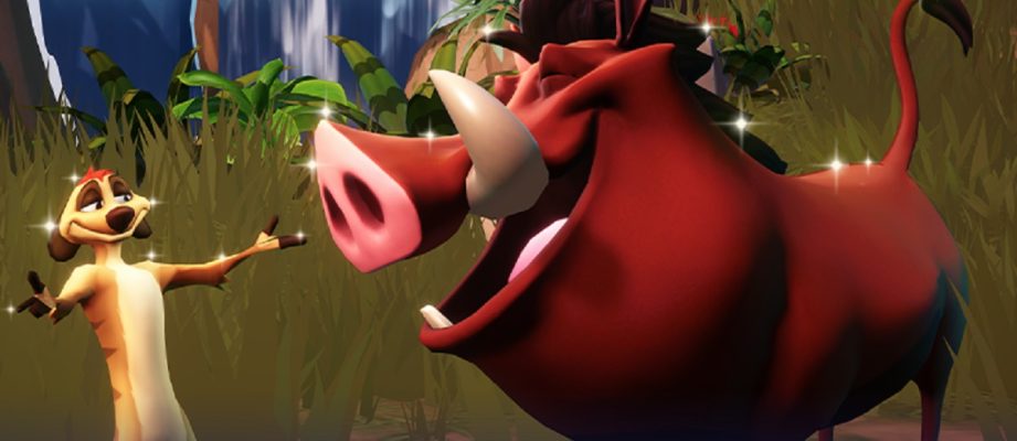 Timon and Pumbaa in Disney Dreamlight Valley