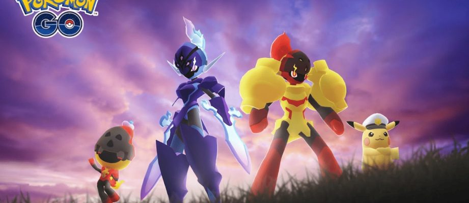 Charcadet, Armarouge, and Ceruledge in Pokemon GO.