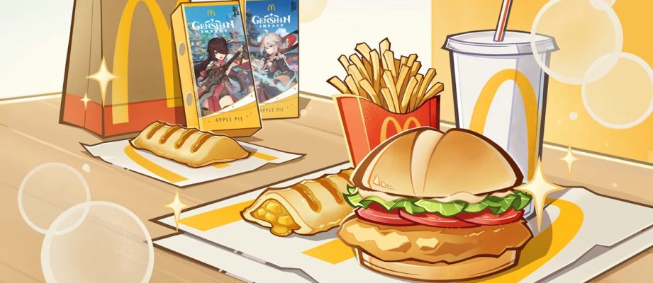 Genshin Impact McDonald's collab meal