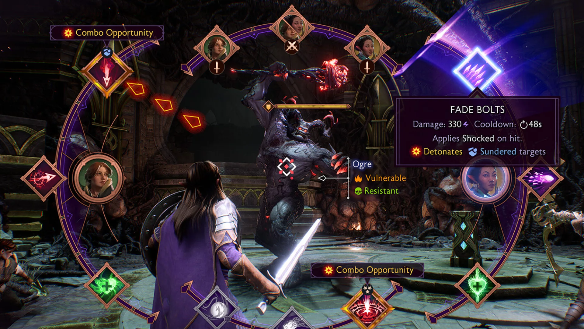 Combat in Dragon Age Veilguard