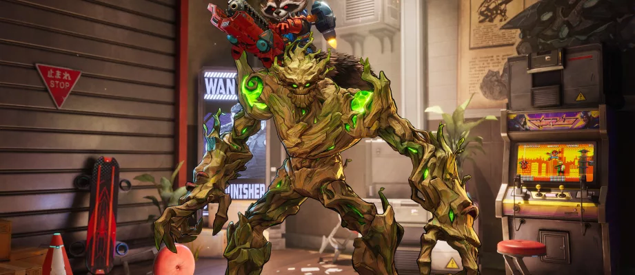 marvel rivals rocket and groot