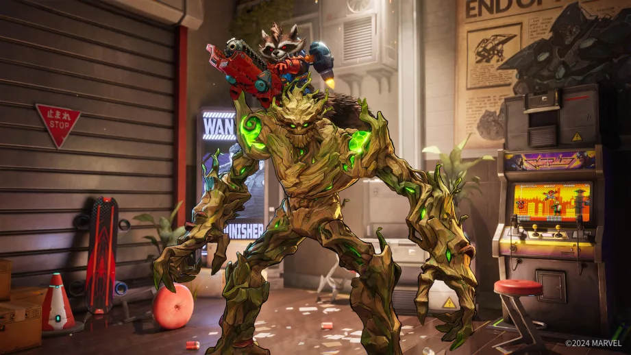 marvel rivals rocket and groot