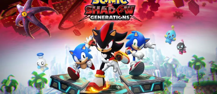 Sonic x Shadow Generations title art