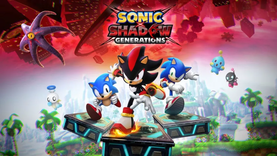 Sonic x Shadow Generations title art