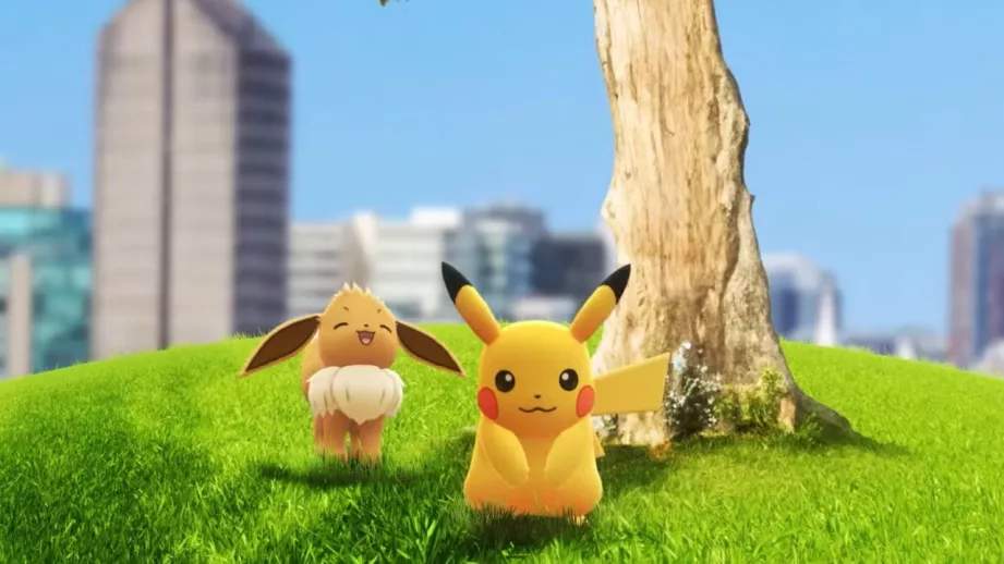 pikachu and eevee