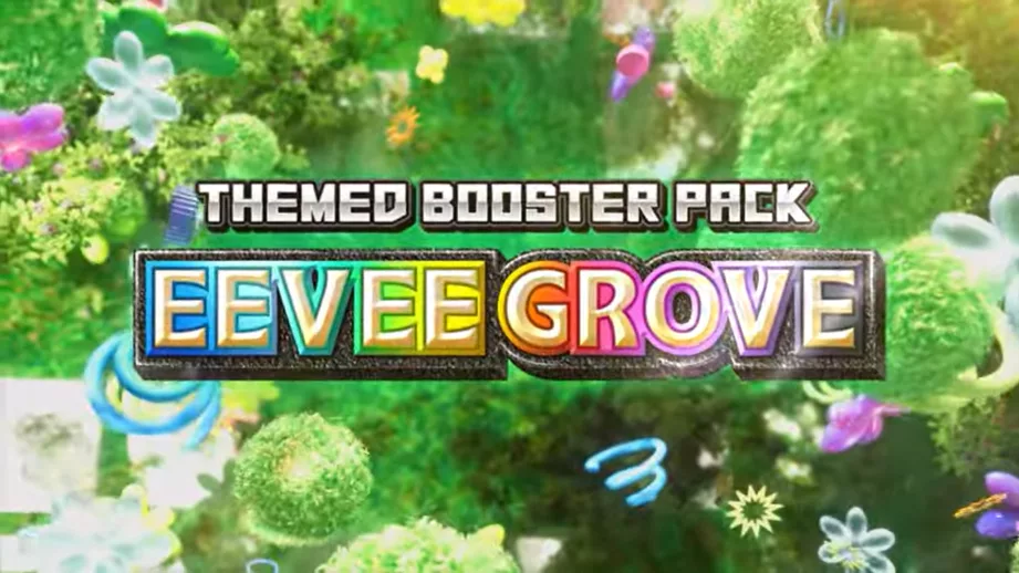 Pokemon TCG Pocket booster pack Eevee Grove.