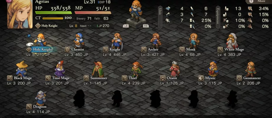 fft ivalice chronicles job screen