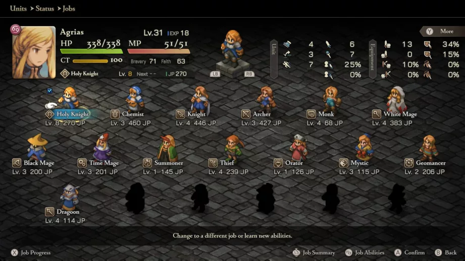 fft ivalice chronicles job screen