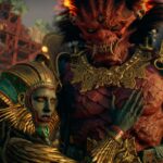 Sekhmet and Begtse in God of War Laufey